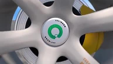 原创汽车轮胎运动开场白aec4d视频的预览图